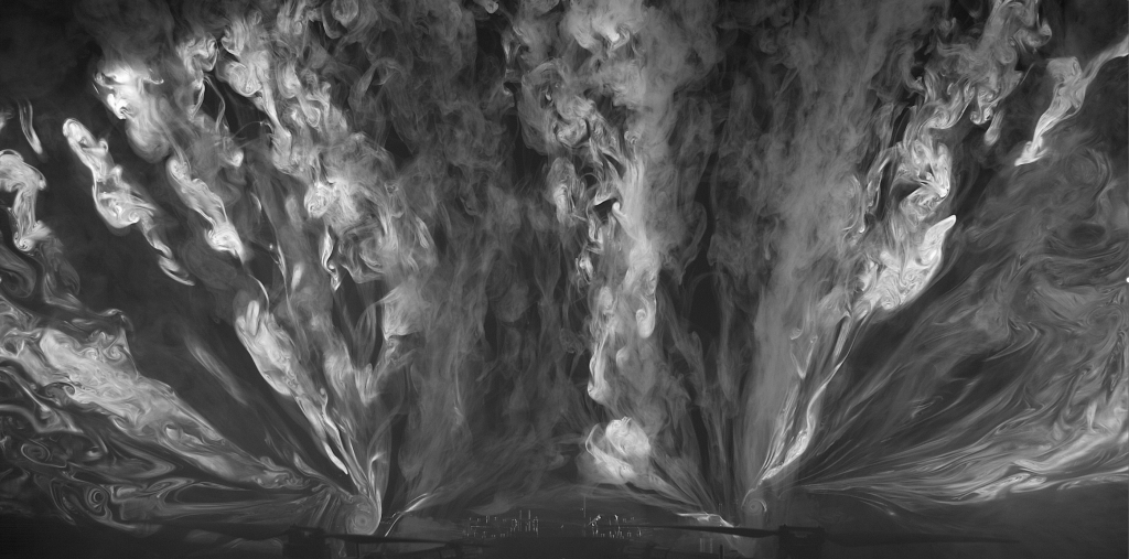 Fig 1. The instantaneous image of PIV